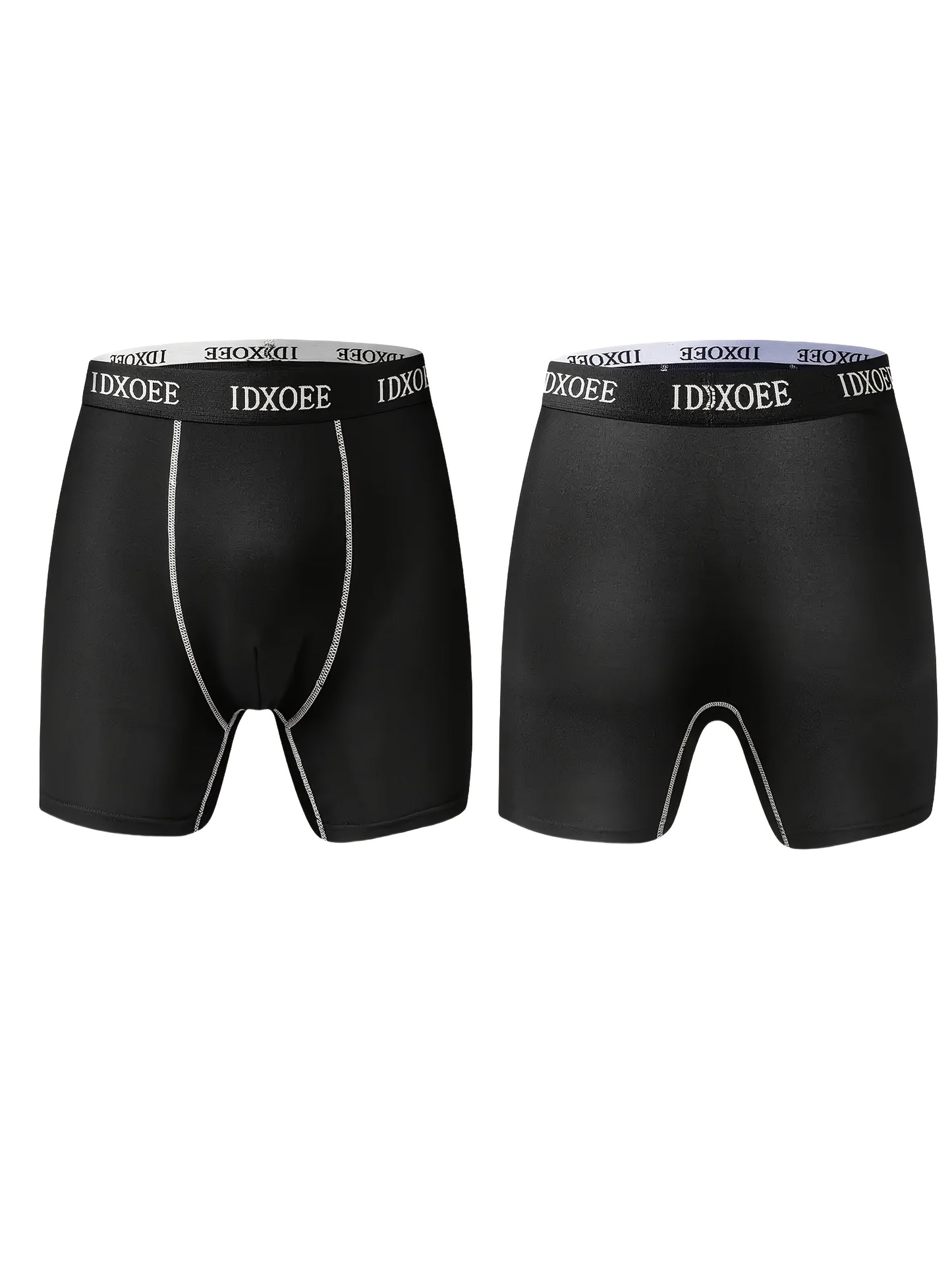 5pcs/15pcs Men's Comfortable Slim Fit Boxer Briefs - Breathable, Elastic Waistband, Quick-Dry, Moisture-Wicking Underwear for Sports & Casual Wear - Soft, Lightweight, And Absorbent
