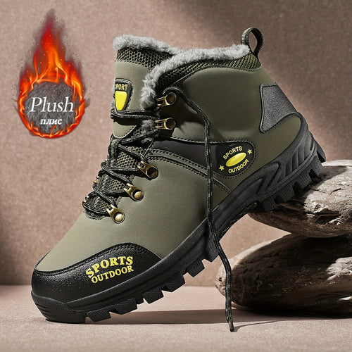 Non-Slip & Walking Hiking Boots, Hunting Winter Boots for Women Men, Unisex Warm Boots Barefoot Shoes Work Boots, Women Snow Boots, Wide Toe Box Barefoot Sneakers, Hike Footwear Riding Boots, Perfect for All Seasons Adventures, Trail