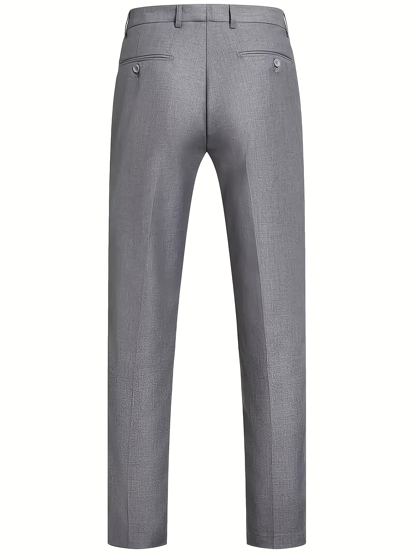 2pcs Men's Suit Fashion Outfit - Jacket, Trousers - Elegant for Business and Casual Wear, Suitable for Banquets and Parties.