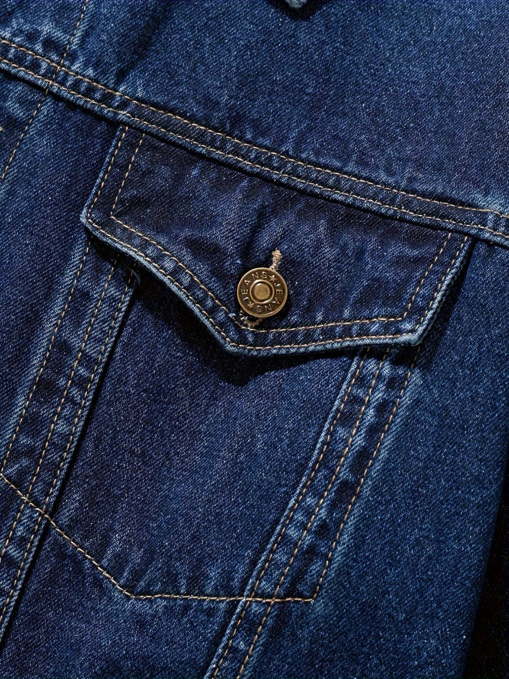 Men's Versatile Denim Pullover Coat Everyday 037