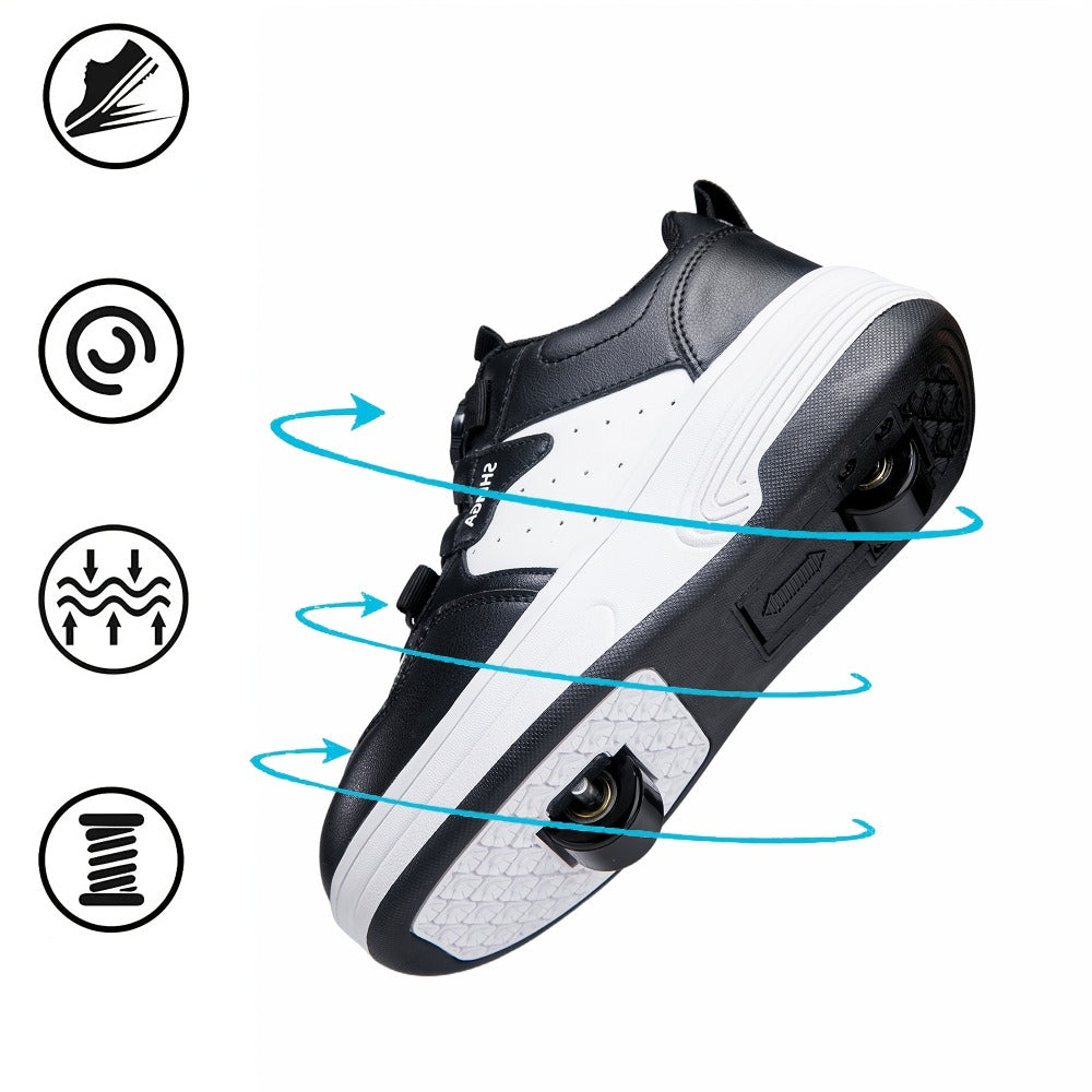 Boys Roller Shoes - Breathable Mesh 537893