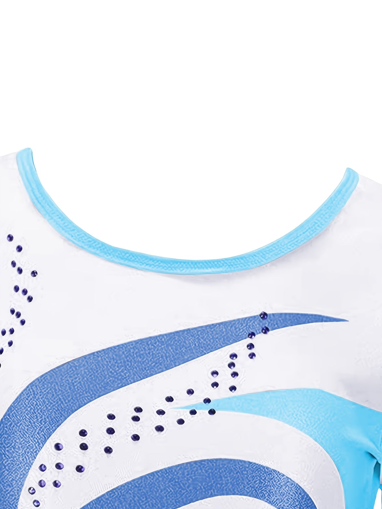 Girls' 3pcs Gymnastics Leotard Set with Geometric Pattern, Long Sleeve Bodysuit & Matching Shorts - Includes Hairband, Stretchy & Breathable Fabric for Dance Training, Perfect for Outdoor, All Seasons, Gift for Back-to-School Season