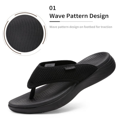Shoes for Women, Womens Sandals, Women's Support Soft Cushion Flip Flops Thong Sandals, Comfortable, Simple, Suitable for Summer Vacation, Walking, Shopping