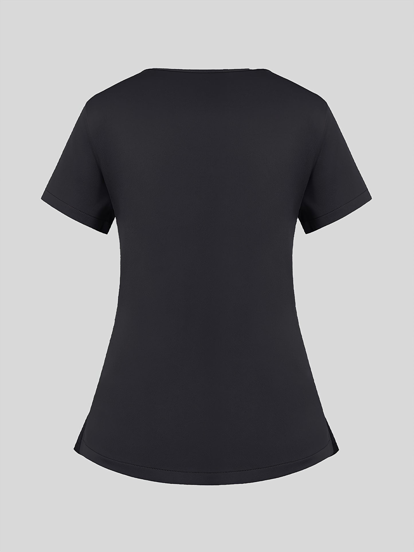 Women'S V-Neck Frosted Breathable Uniform Hand Washing Workwear Brush Hand Clothes Top