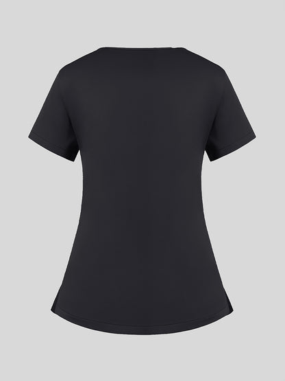 Women'S V-Neck Frosted Breathable Uniform Hand Washing Workwear Brush Hand Clothes Top