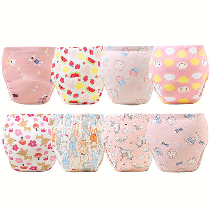 Baby Reusable Training Pants - 8-Pack Printed