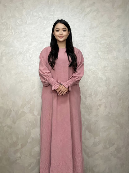 Soft Crepe Material with Pocket Mulim Lady Abaya Prayer Abaya