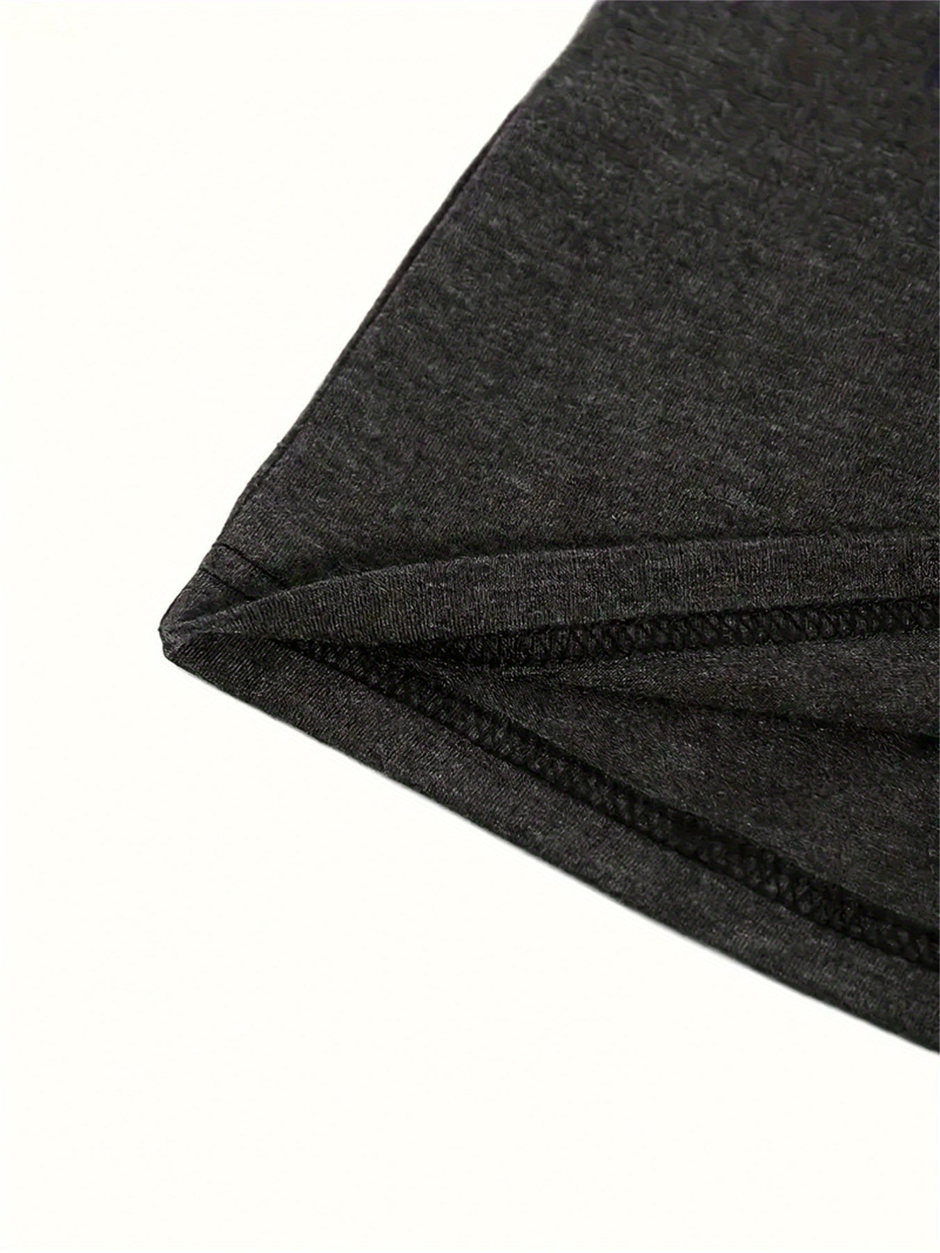 Women's Dark Gray Printed V-Neck T-Shirt - product view 10