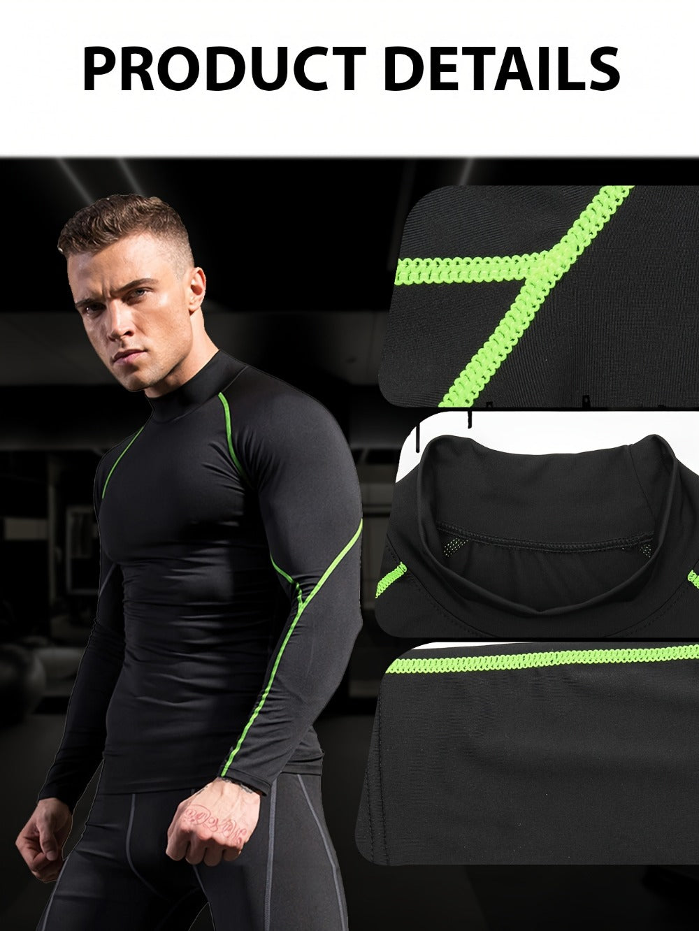 Men's Solid Color Performance Shirt - Long Sleeve 918245