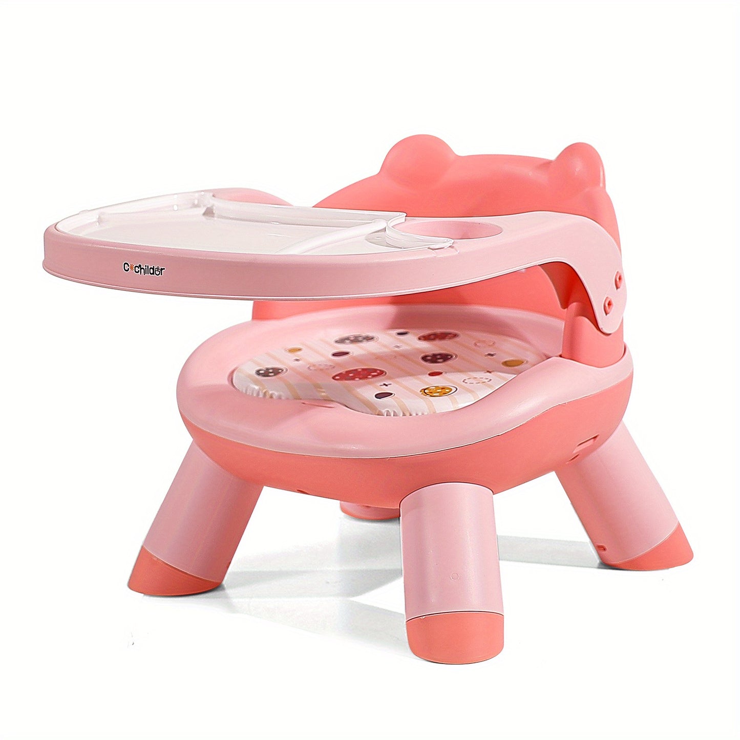 Little Bear Creative Children's Dining Chair, Double-layer Plates Detachable - Multiple Colors to Choose from (/ / Orange)