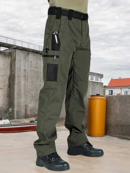 2Pack Men'S Utility Cargo Pants, Lightweight Tactical Workwear, Stretch Ripstop