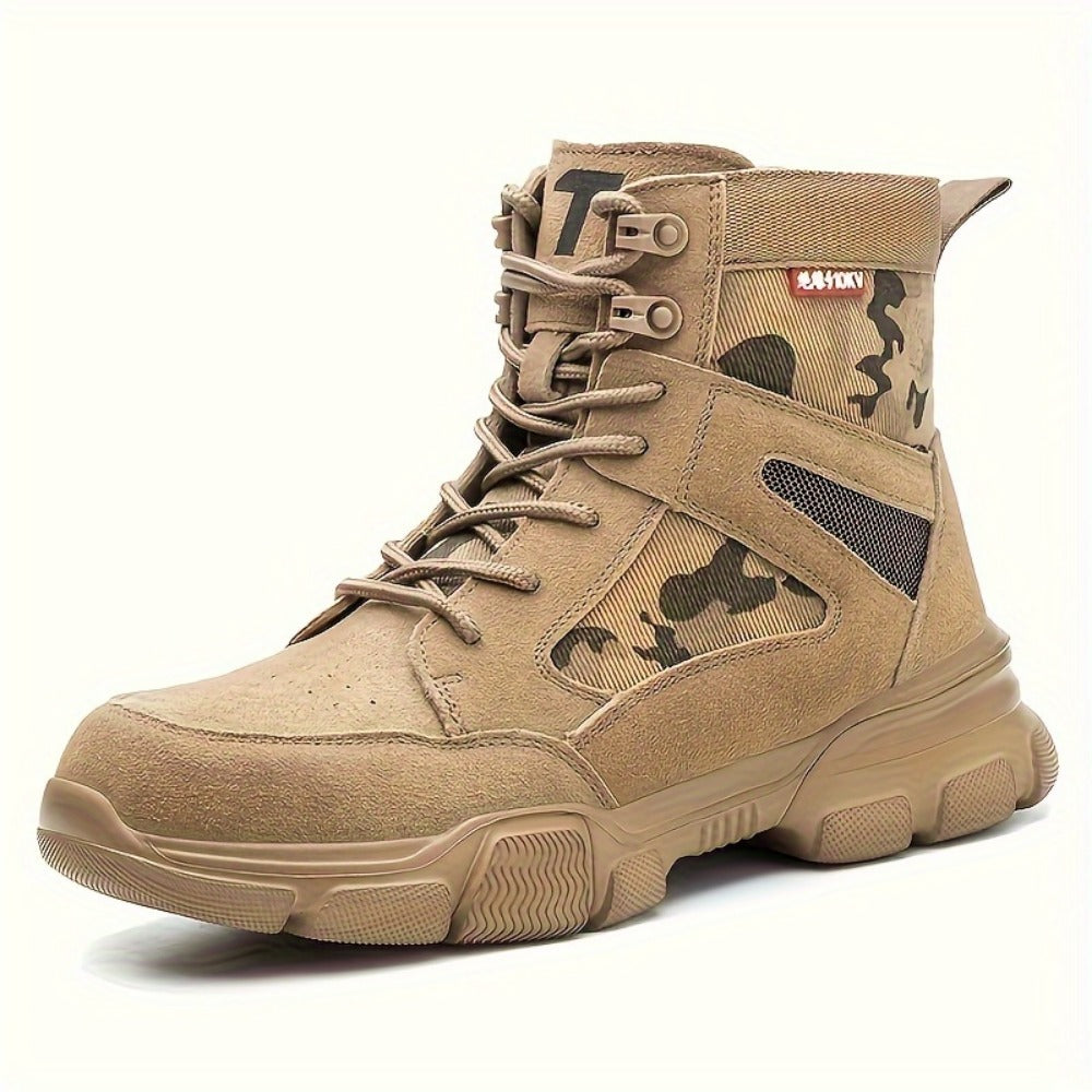 Men's Work & Safety Boots - Steel Toe Protection & Puncture Resistant 666853