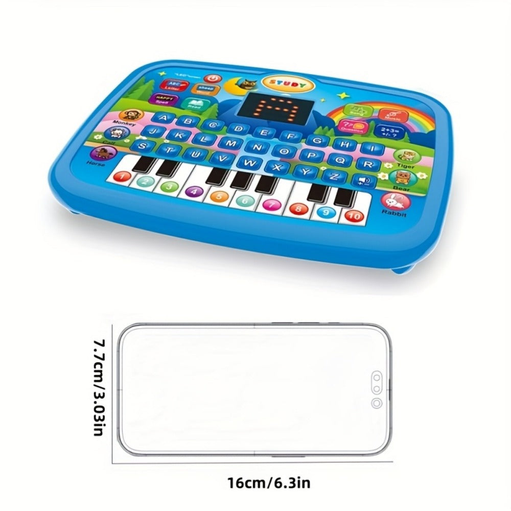 Kids Electronic Learning Tablet Toy - Letters, Numbers, Music and Piano Keys