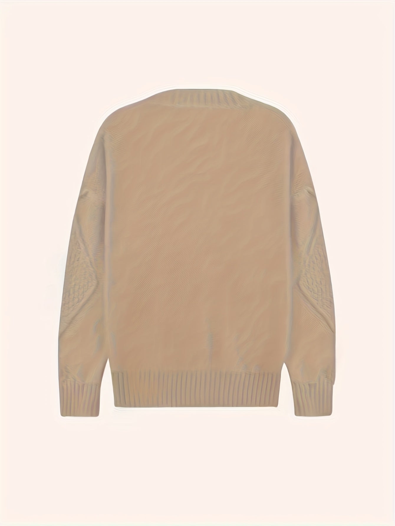 [Cozy Cable Cardigan] Plus Size - Cozy Plus Size Cable Cardigan - Soft Long Sleeve Open Front Layer for Comfortable Everyday Wear