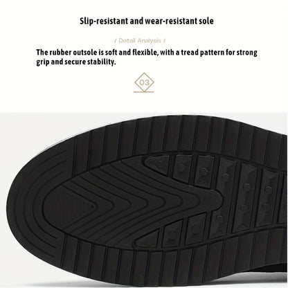 2025 New Handmade Mid-Top Casual Men's Shoes Versatile Fashion Mid-Top Shoes Men's Fashion Casual Shoes