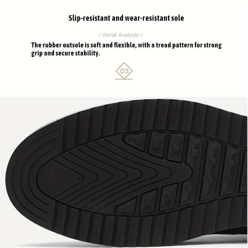 Large Men's New High Top Business Formal High Top Casual Office Professional Suit Set with Lace Up Trendy Men's Shoes