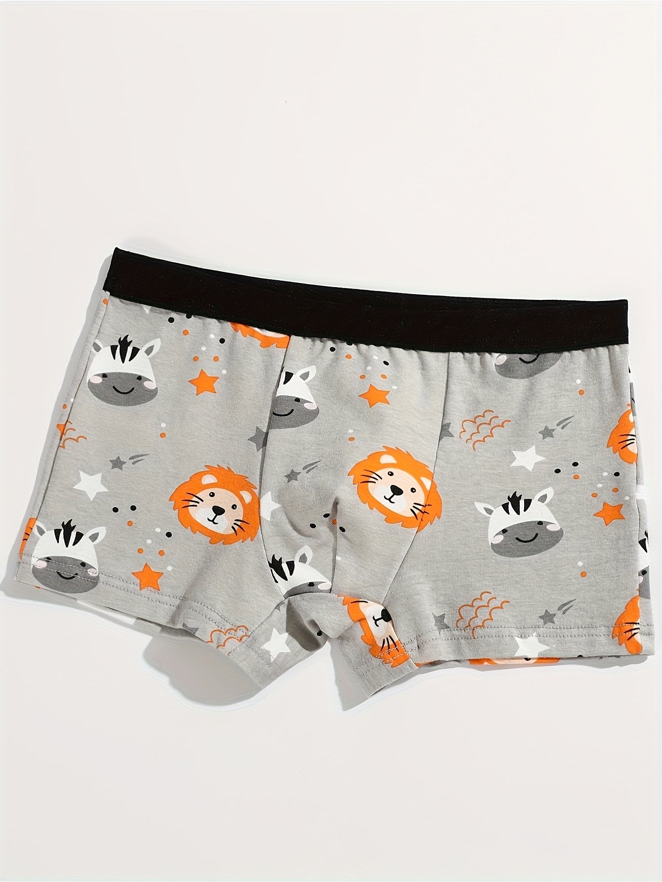 Randomly 10pcs/ Pc Boys' Underwear Cute Cartoon Patterns Elastic Comfort Boys' Underwear