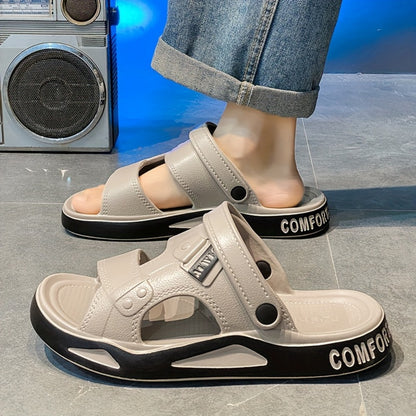 Men's Slippers - Non-Slip Sole for Beach & Water 368421