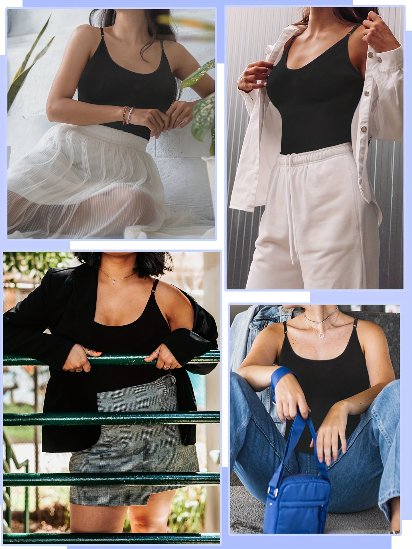 2pcs Waist Trainer Bodysuit For Women Tummy Control Shapewear Round Neck Seamless Butt Lifter Full Body Shaper