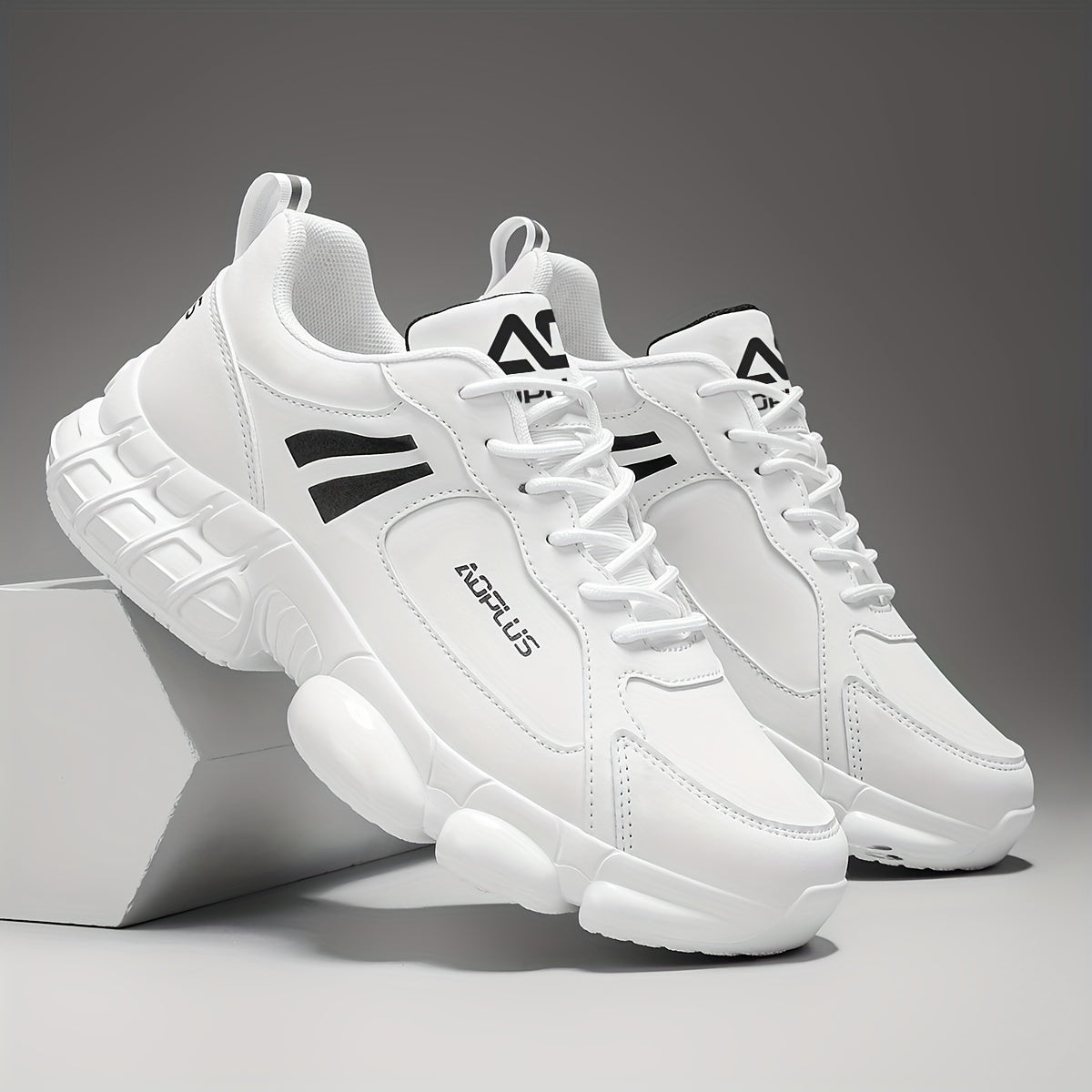 [Men's Running Sneakers] Sneakers, New Four Seasons Korean-Style Versatile Men's Road Running Shoes, Anti-Slip, Wear-Resistant, Fashionable, Casual, Outdoor