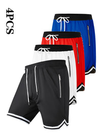 black and white red blue