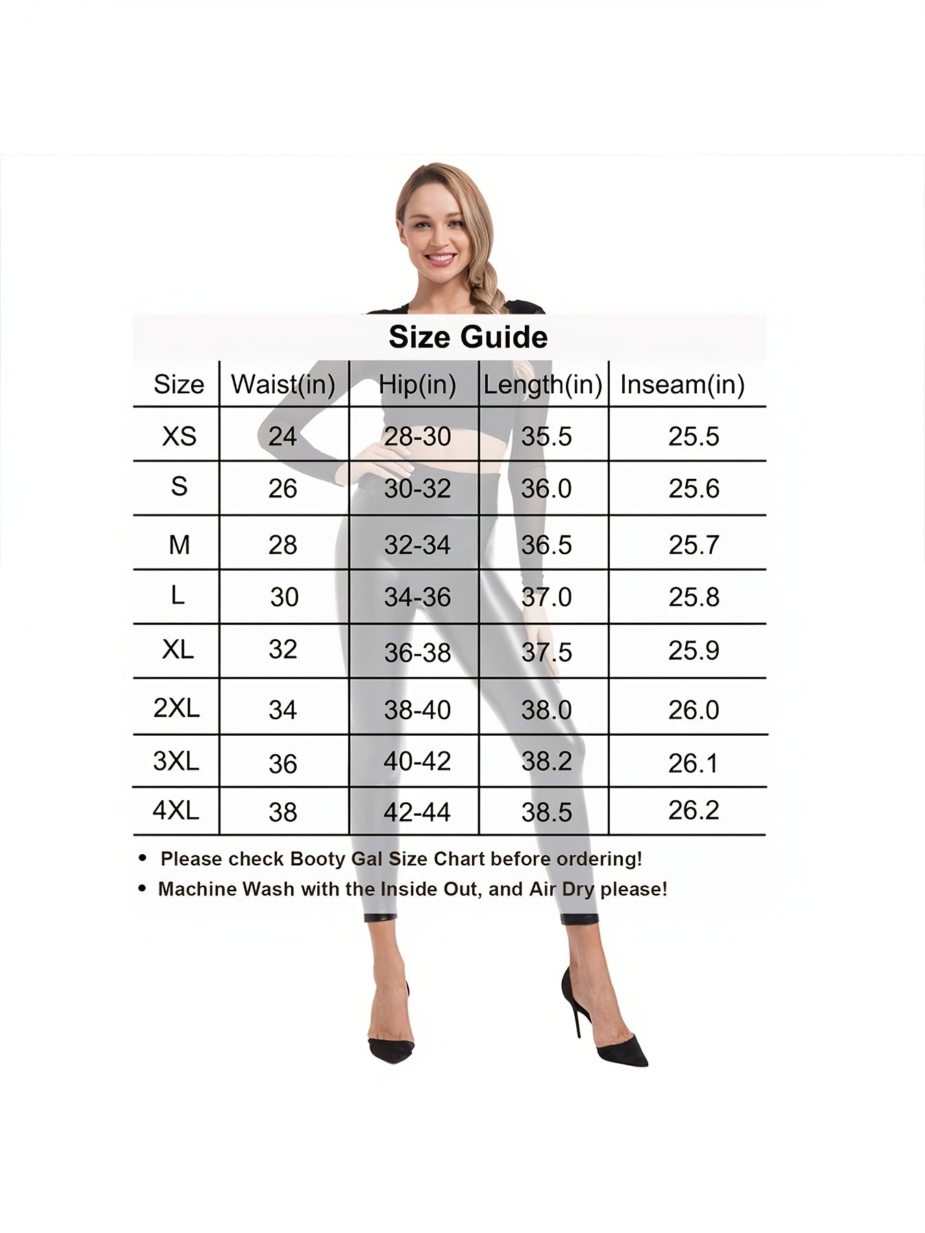 Women's High Waist Black Leggings - Stretchy, Slim Fit, Elastic Waistband, Long Length, Machine Washable, Perfect for Evening Outfits & Date Nights, High Waisted Leggings