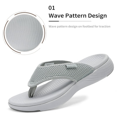 Womens Sandals - Comfortable Soft Sole Slides - Stylish Summer Beach Wear for Vacation, Poolside, Outdoor - Quick-Dry, Breathable - Women's Support Flip Flops Comfortable Thong Sandals