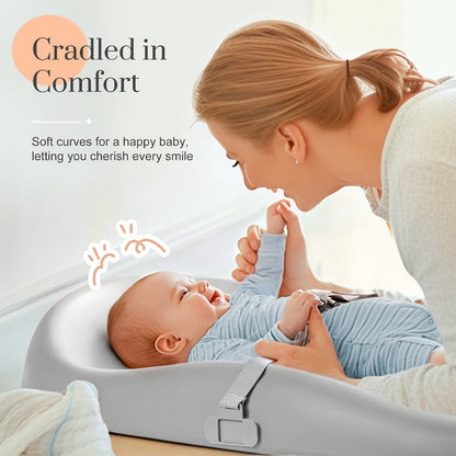 Diaper Changing Pad - Adjustable Non-Slip Soft Wipe-Clean