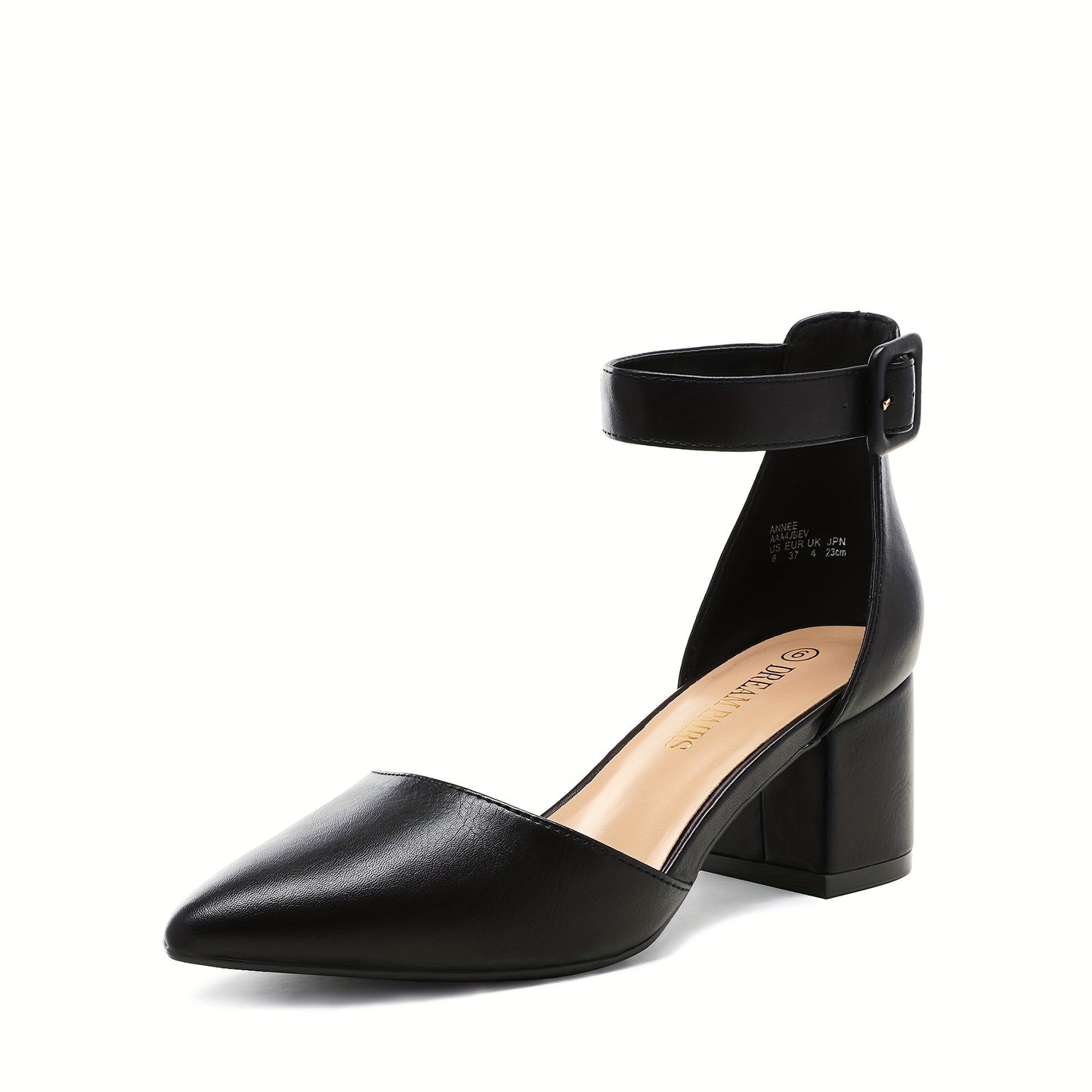 Sandals for Women Summer Women's Pointed Toe Low Chunky Heels Pump Shoes, Women Shoes