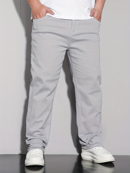 Men's Straight Leg Jeans - Black Denim Clean Finish Weekend 523045