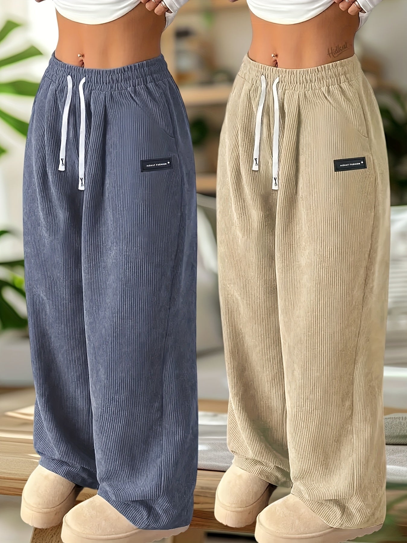 Women's Apricot+blue Pants - product view 23