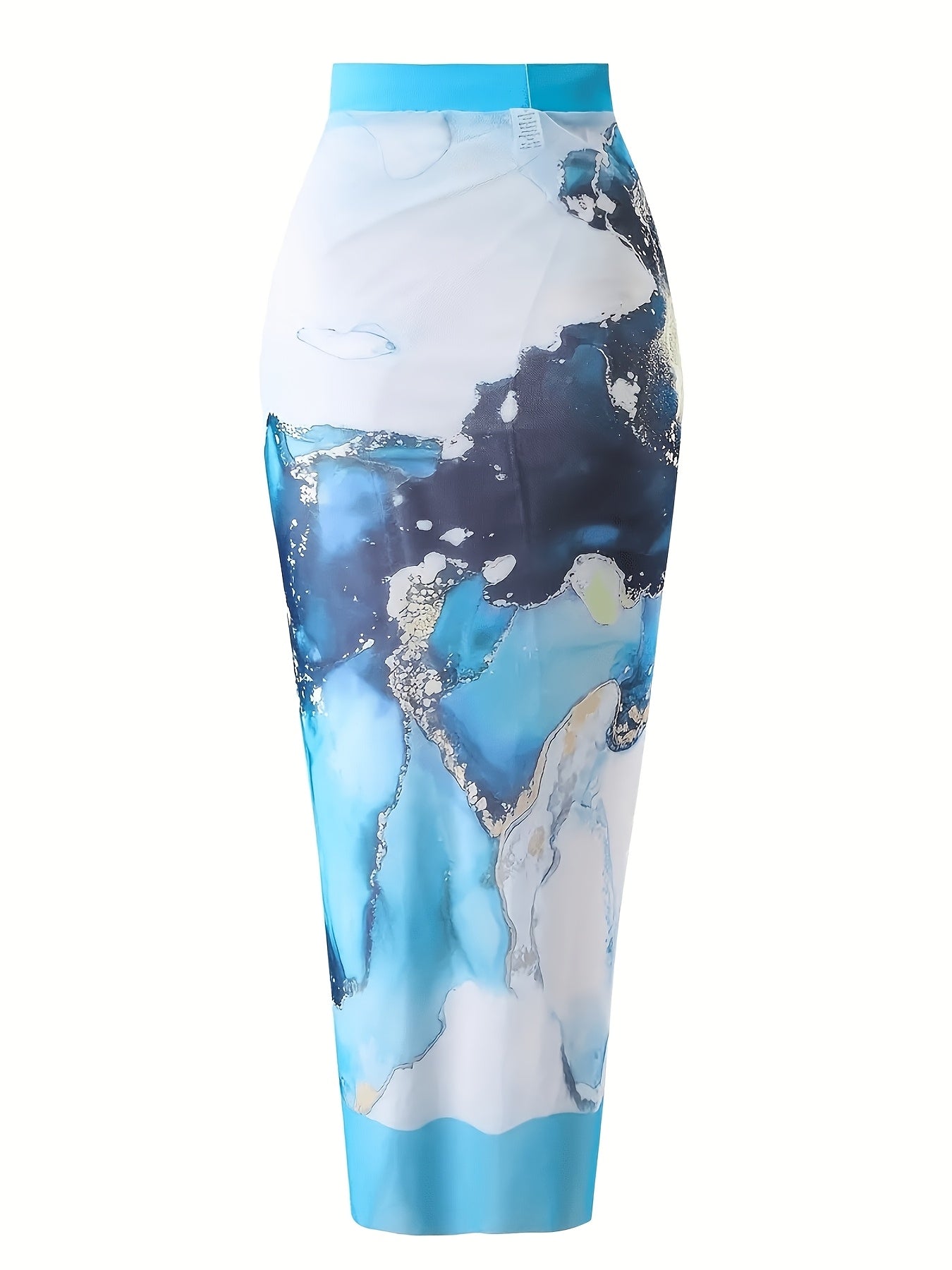 Fashionable Texture Two-piece One-piece, Meat Covering, Hot Spring Beach Vacation Swimsuit