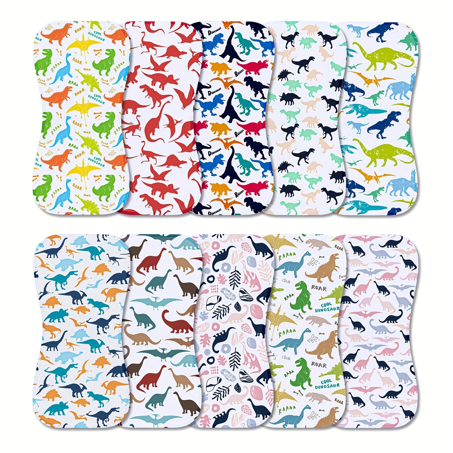 Burp Cloth - 10-pack Cloths Washcloths Rags