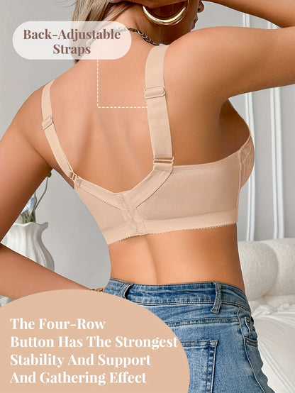 Sexy Lace Lingerie for Women with Underwire, Versatile And Breathable Bra