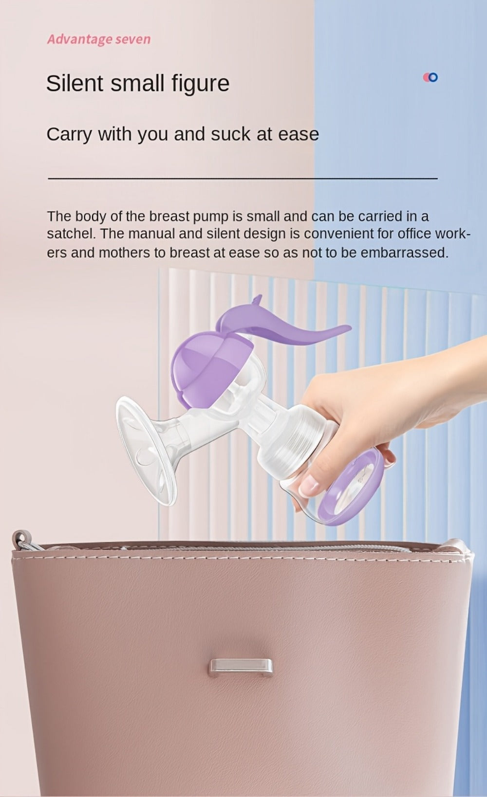 Breast Pump - Portable Manual Milk Collector