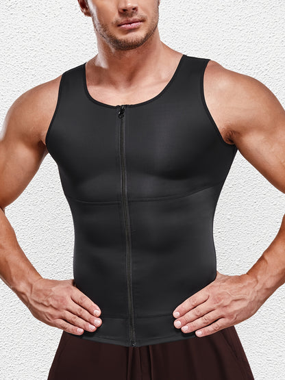 Men Body Shaper Waist Trainer Sauna Suit Sweat Vest Slimming Underwear Weight Loss Shirt Fat Burner Workout Tank Tops Shapewear