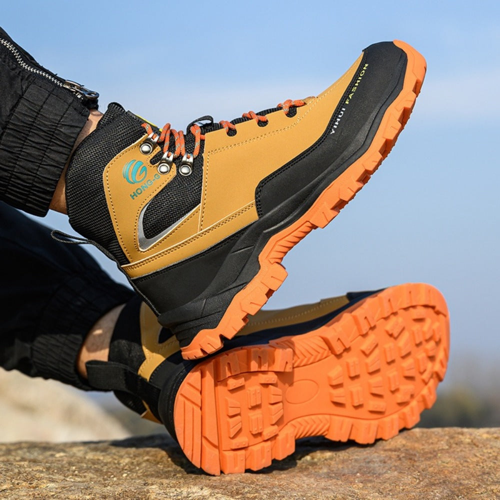 Men's Work & Safety Boots - Puncture Resistant & Non-Slip Sole