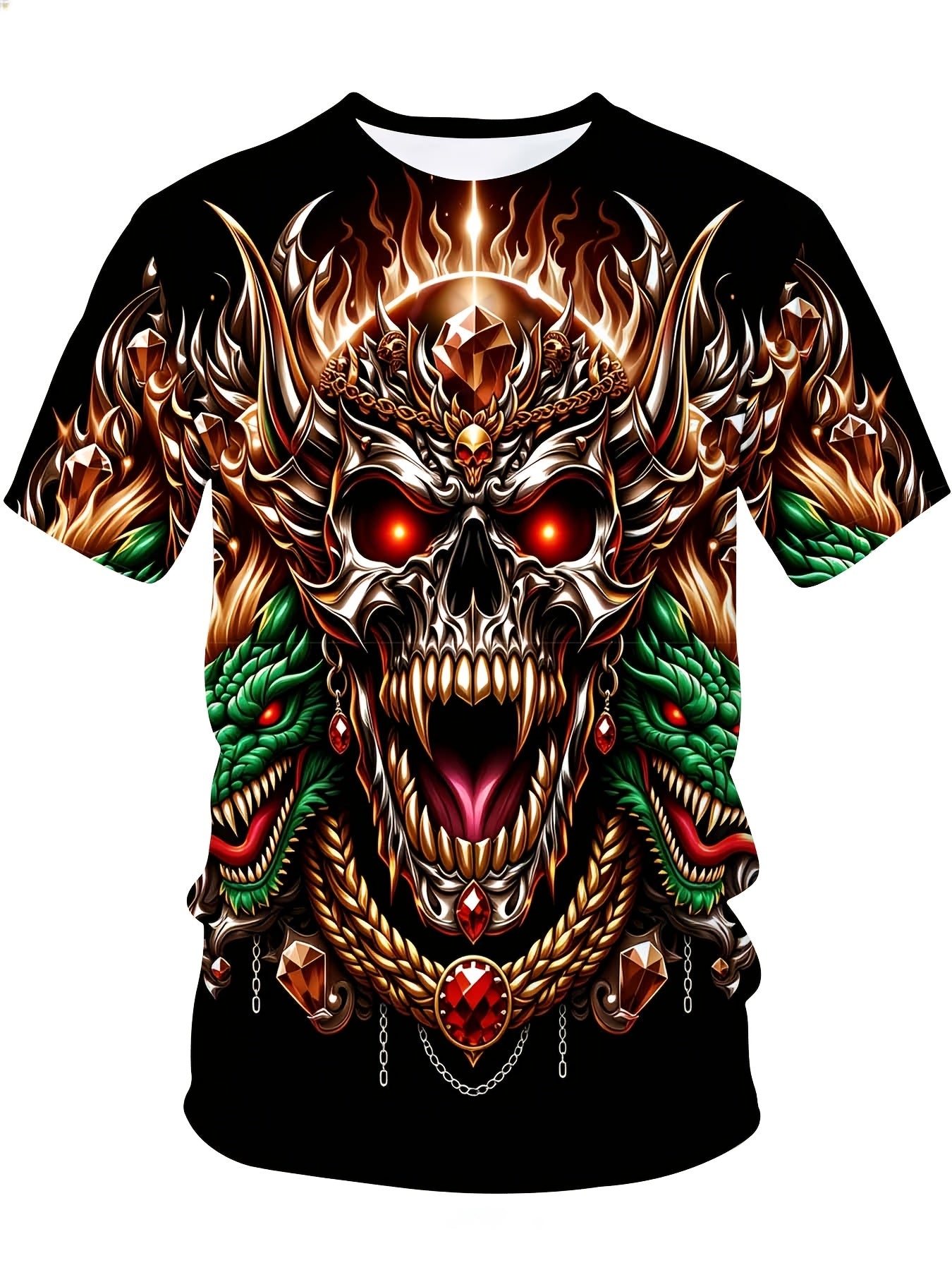 Men's Multicolor Printed Graphic T-Shirt - product view 19