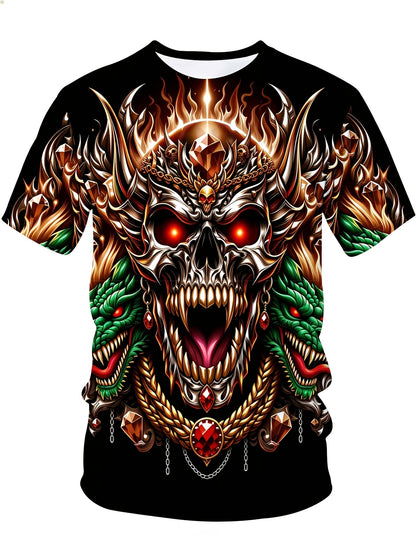 Men's Multicolor Printed Graphic T-Shirt - product view 19