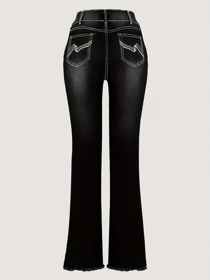 Black High-Waist Jeans - product view 15