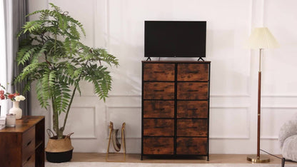 Fabric Drawer Dresser - Space-Saving