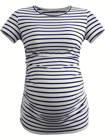 Set of 4 Short Sleeve Maternity Tops for Expecting Mothers