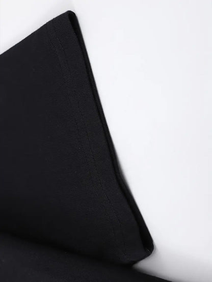 Women's Black Short-Sleeve Blouse - product view 8