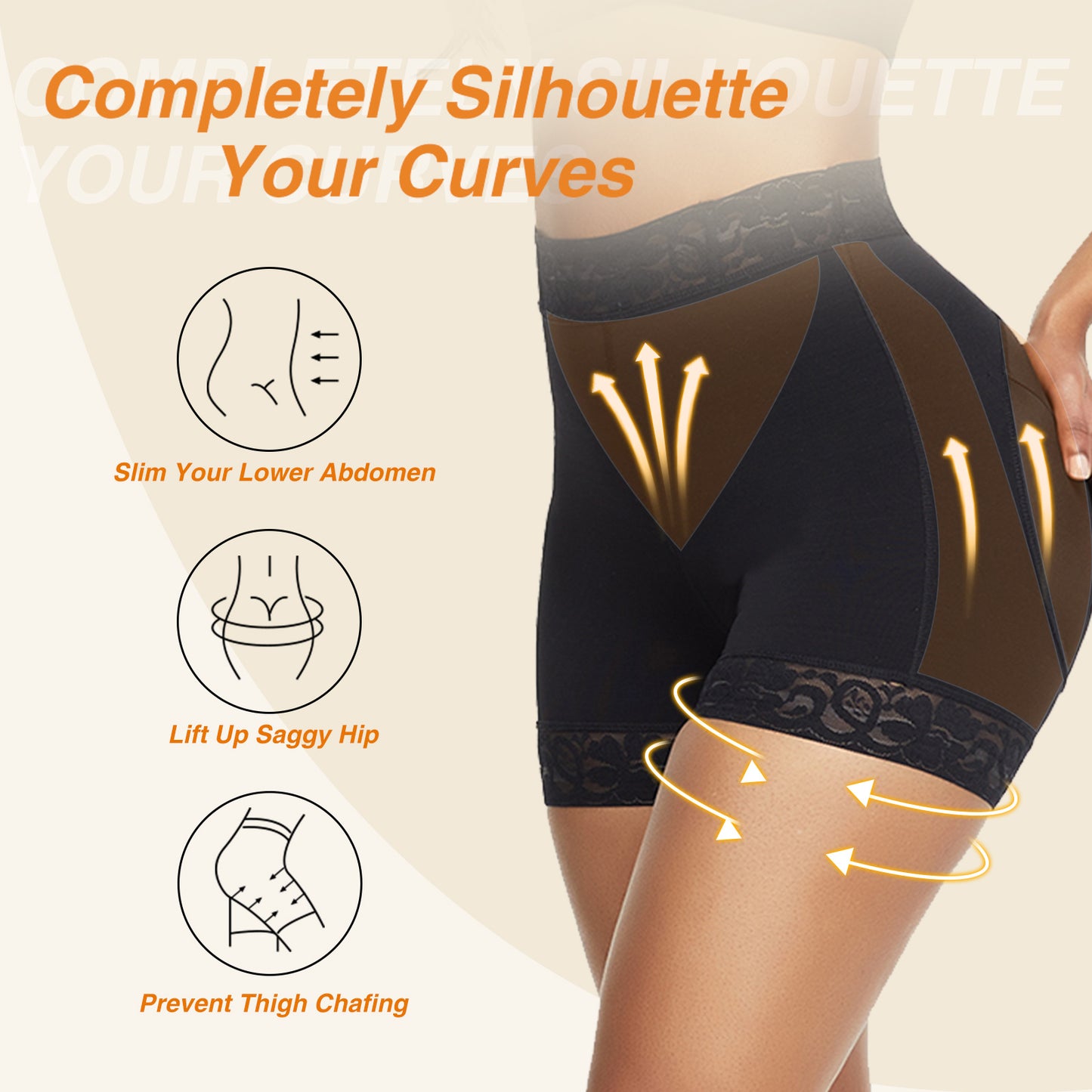 Butt Lifter Panties Hip Enhancer Shapewear Tummy Control Body Shaper Shorts