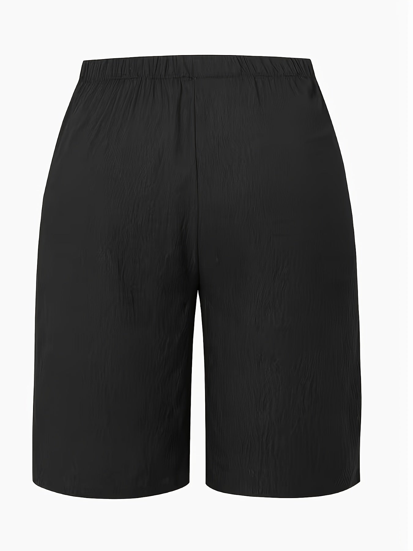 Women's Khaki + Black Polyester Shorts - product view 15