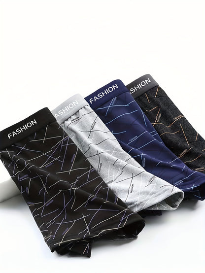 Men's Boxer Briefs Youth Flat Front Shorts Loose Fit Comfortable Pants
