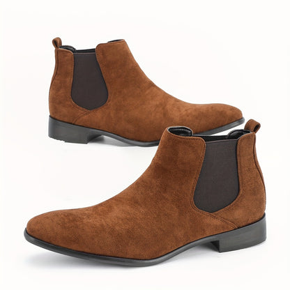 Men's  Boots Dress Boots Casual Ankle Boots High-top Slip On Dress Shoes for Outdoor Camping