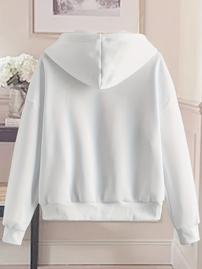 Women'S Winter Coats, Women'S Slim-Fit Hooded Jackets, Classic Design with Zippers And Drawstrings, Suitable for Multiple Occasions Such As Commuting And Shopping | Women'S Autumn And Winter Clothing | Casual And Elegant Women'S Clothing | K-Pop Fas