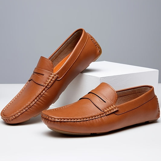 Men'S Casual Loafers Summer Breathable And Comfortable Casual Shoes Street Vintage