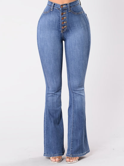 Women'S High-Waisted Butt-Lifting Flared Pants